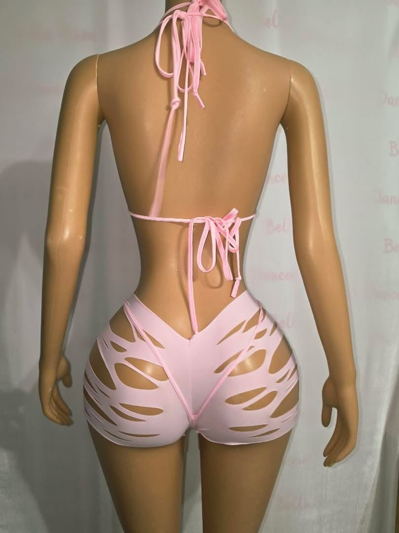 LV Three Piece Short Set