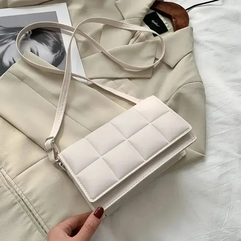 Fashion Brand Designer Women Shoulder Bag Small PU Leather Female Crossbody Bag Trend Classic Handle Handbag Women Hand Bag