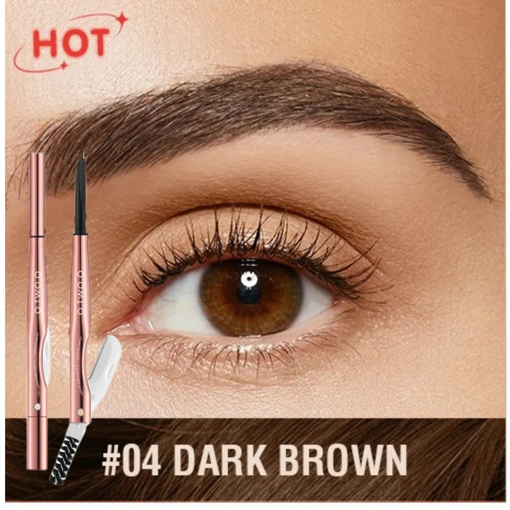Wholesale O.TWO.O Eyebrow Pencil Fine Precise Brow Definer Waterproof Natural 4 Colors Brown Eye Brow Pen With Eyebrow Trimmer