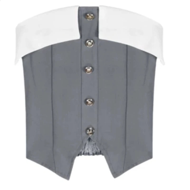 Preppy Style Elegant 3 Piece Set Women Fashion Casual Blazer Suit Female Pleated Mini Skirt + Irregular Camisole + Short Jacket